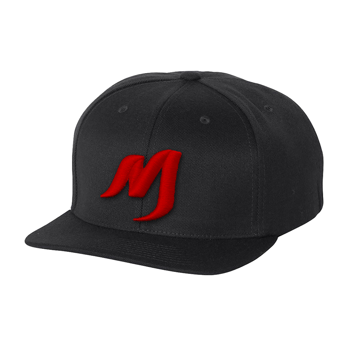 "M" Mind Snapback (Red)