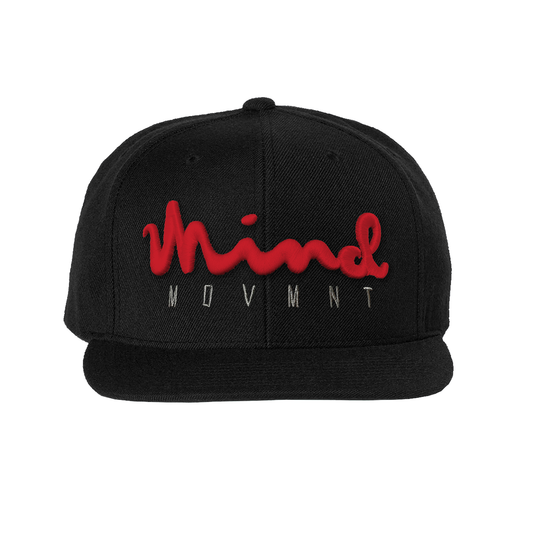 "Mind" Script Snapback (Black)