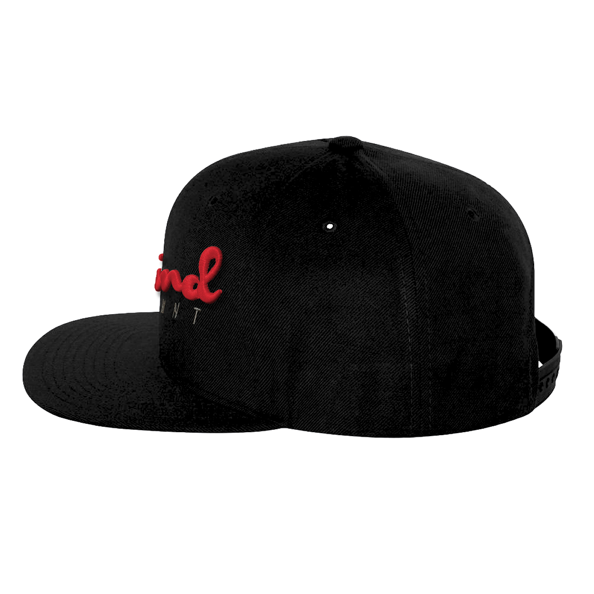 "Mind" Script Snapback (Black)