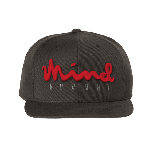 "Mind" Script Snapback (Dark Grey)