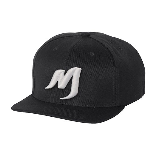 "M" Mind Snapback (White)